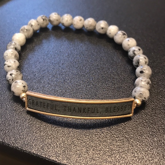 Inspiration Bracelet “GRATEFUL, THANKFUL, BLESSED” - Picture 3 of 5